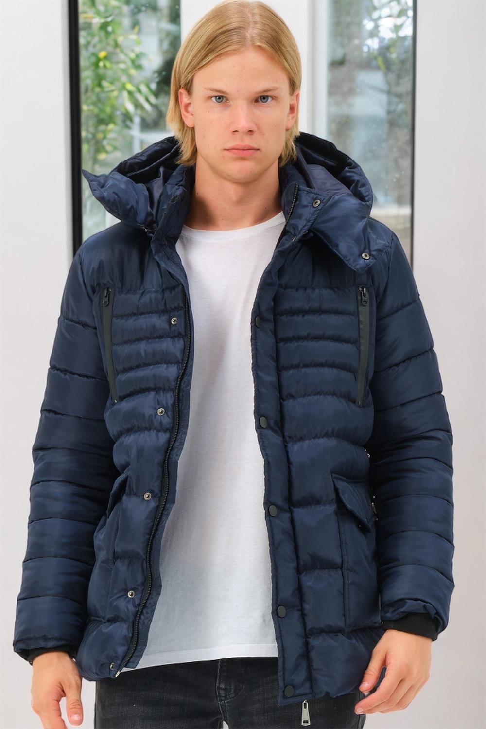 M8657 DEWBERRY ERKEK MONT-DÜZ LACİVERT