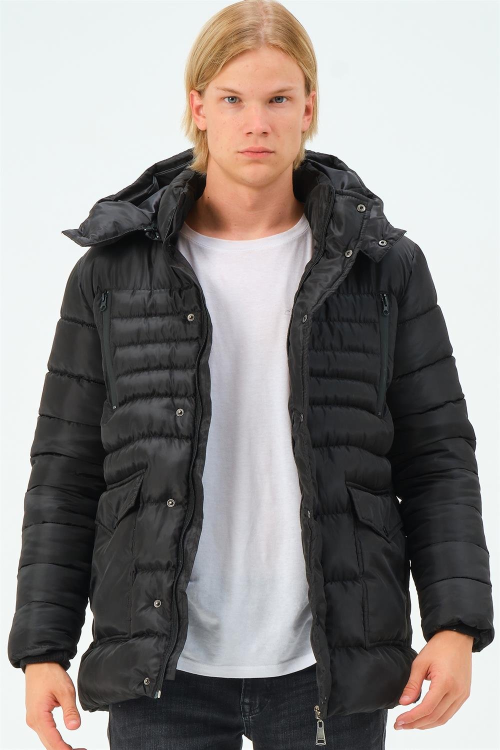 M8657 DEWBERRY ERKEK MONT-SİYAH