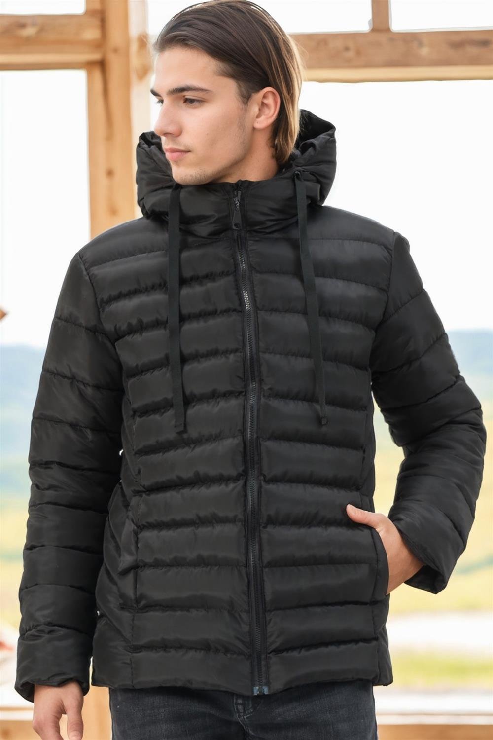 M8658 DEWBERRY ERKEK MONT-KOYU SİYAH