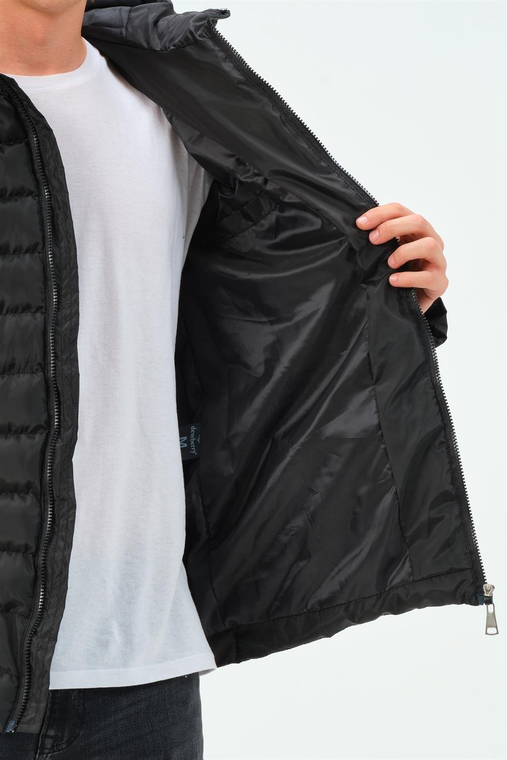 M8658 DEWBERRY ERKEK MONT-SİYAH