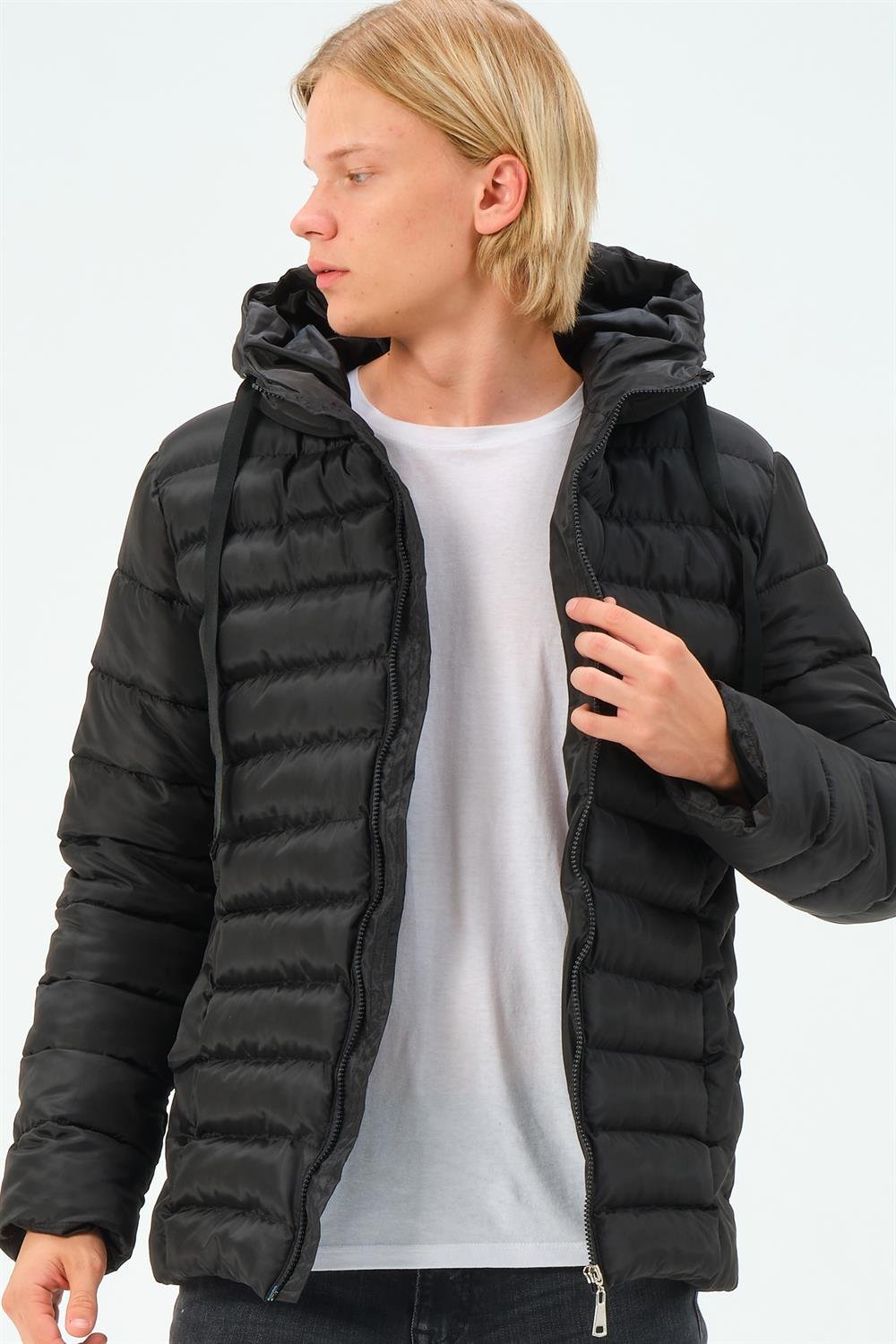 M8658 DEWBERRY ERKEK MONT-SİYAH