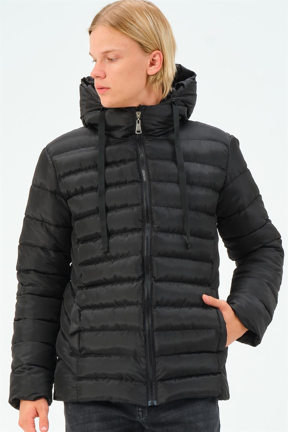 M8658 DEWBERRY ERKEK MONT-SİYAH