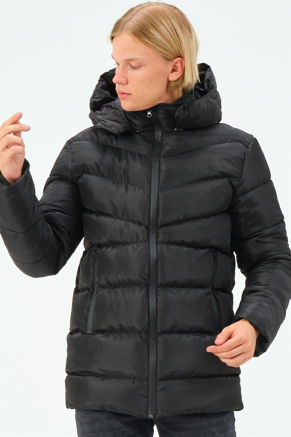 M8659 DEWBERRY ERKEK MONT-SİYAH