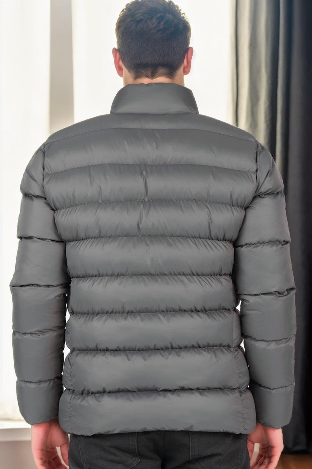 M9650 DEWBERRY ERKEK PUFFER MONT-GRİ