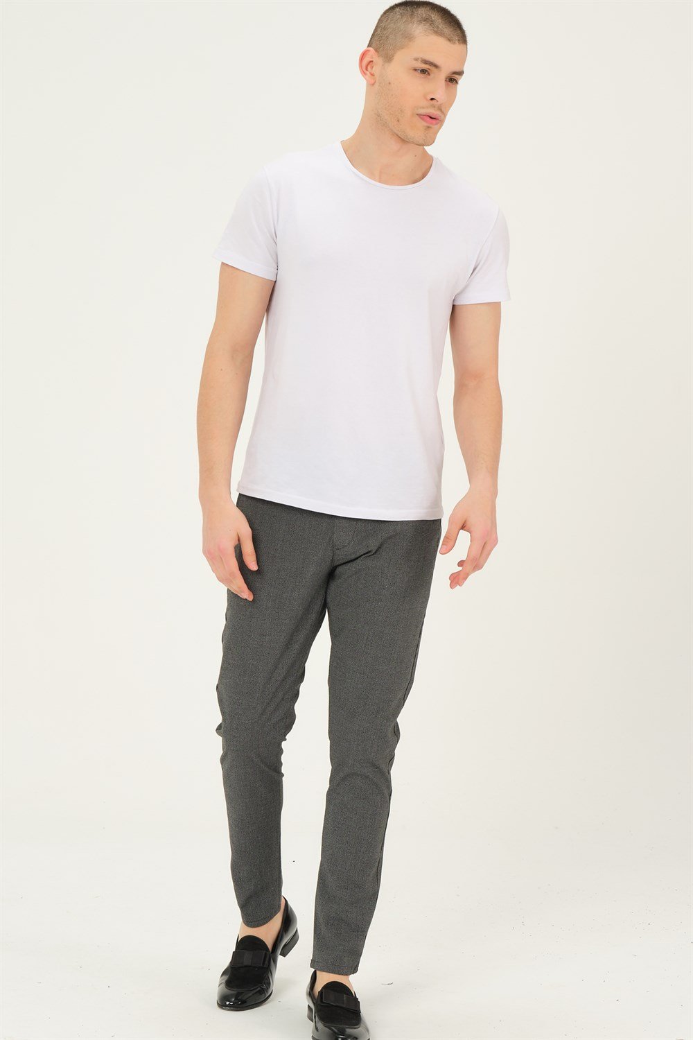 P2029 DEWBERRY DEZZY ERKEK PANTOLON-SİYAH
