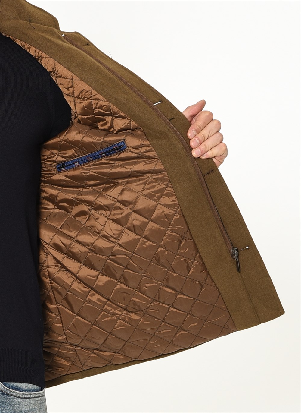 PLT8327  DEWBERRY ERKEK PALTO-CAMEL