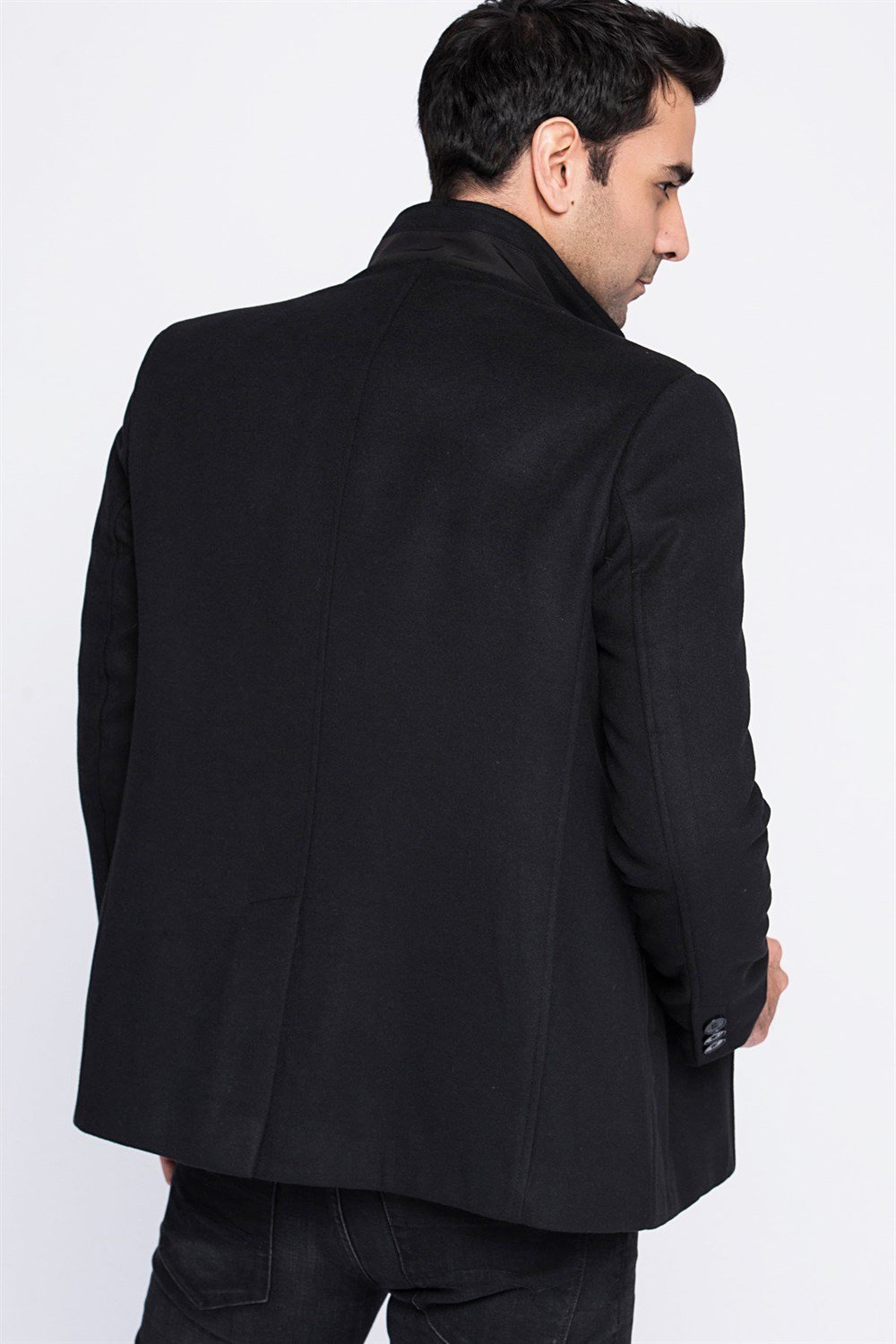 PLT8327  DEWBERRY ERKEK PALTO-LACİVERT