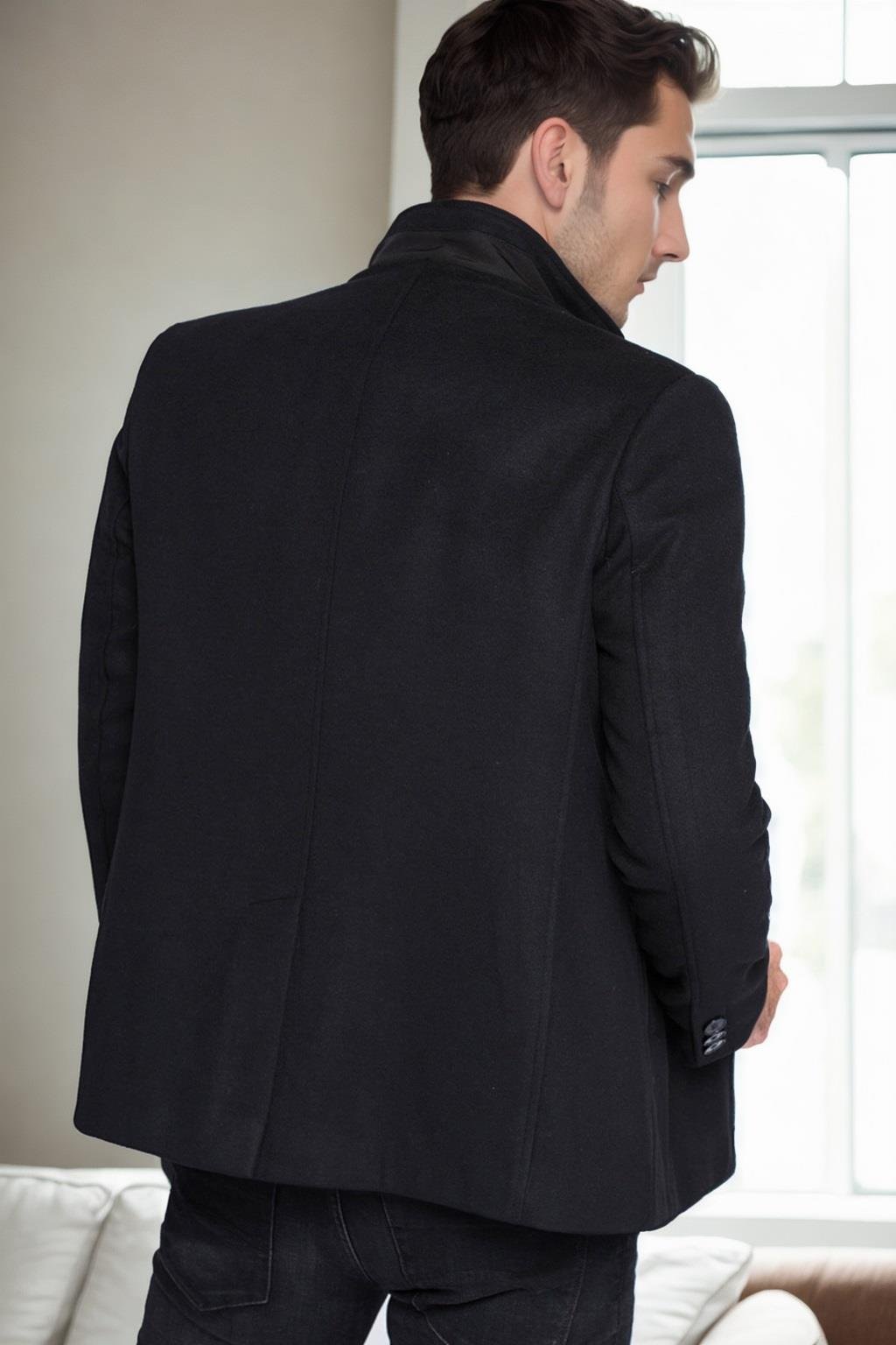 PLT8327 DEWBERRY ERKEK KABAN-LACİVERT-1