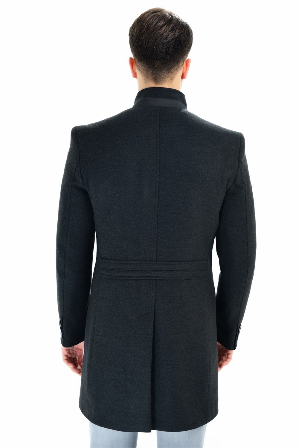 PLT8367 DEWBERRY ERKEK PALTO-ANTRASİT