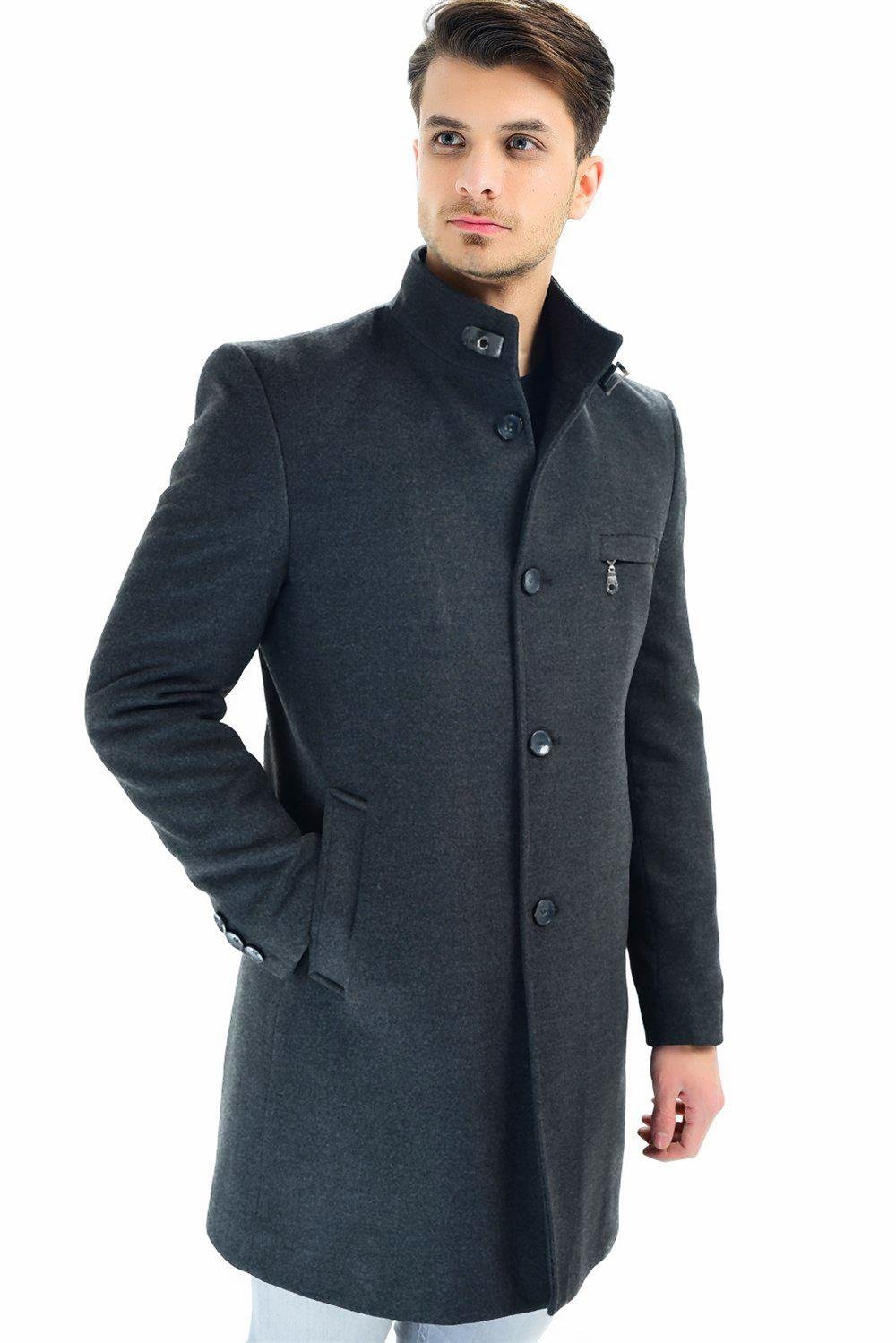 PLT8367 DEWBERRY ERKEK PALTO-FÜME