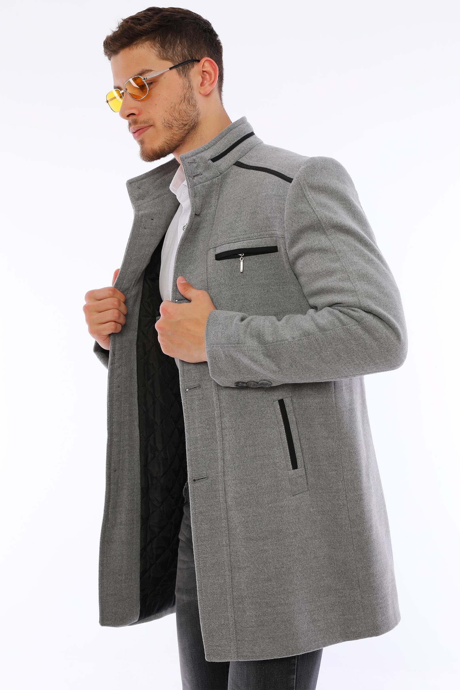 PLT8369 DEWBERRY PALTO-GRİ-2