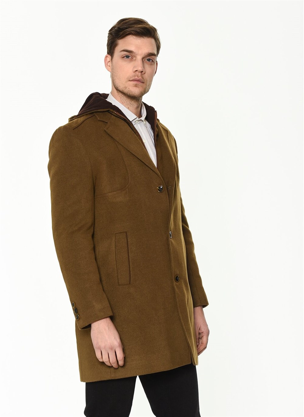 PLT8371 DEWBRRY ERKEK PALTO-CAMEL