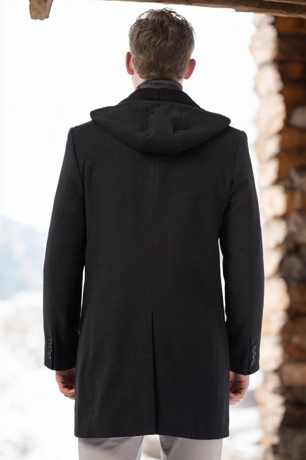 PLT8376 DEWBERRY ERKEK PALTO-ANTRASİT-2