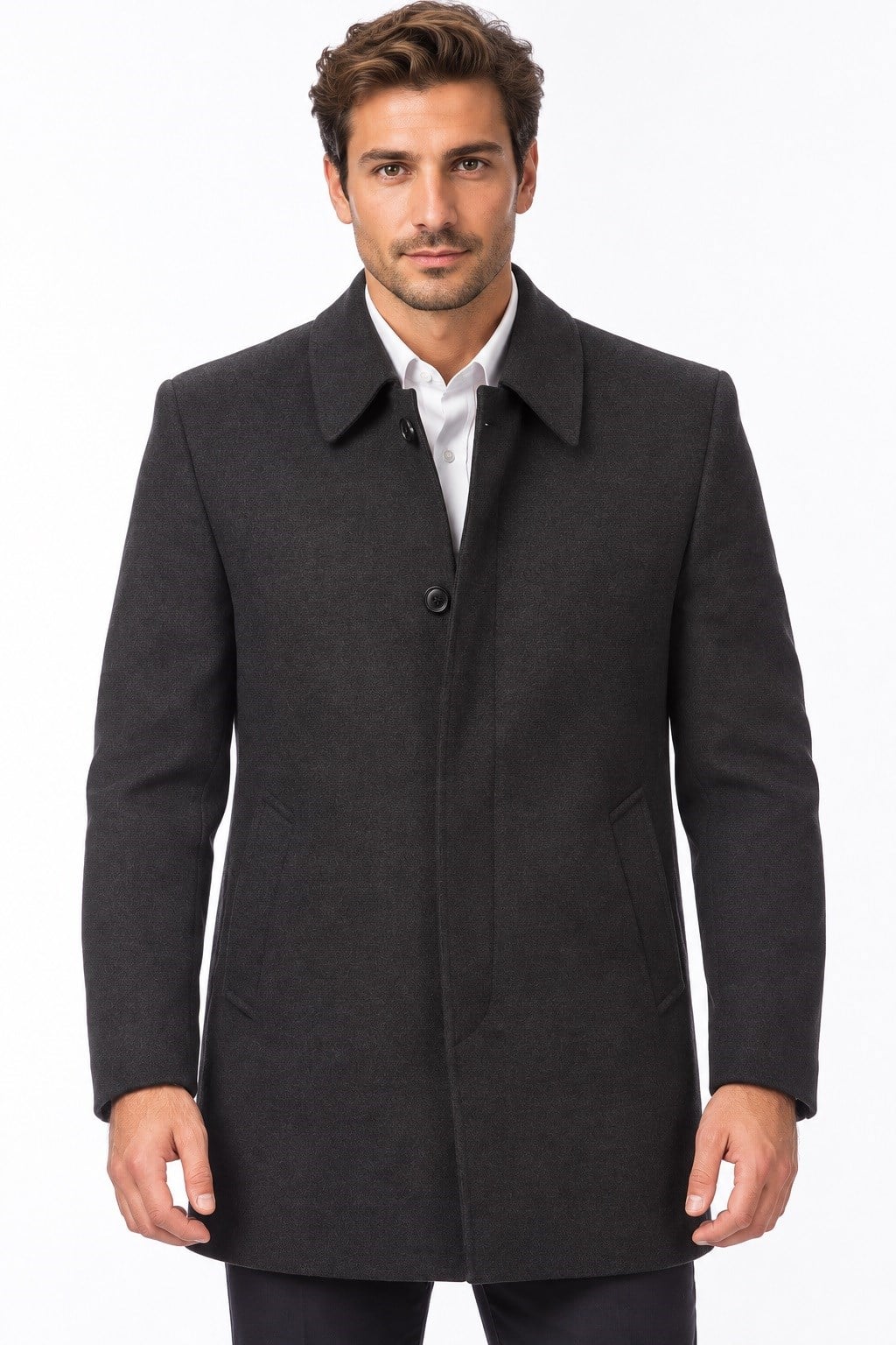 PLT9206 DEWBERRY ERKEK PALTO-ANTRASİT-2