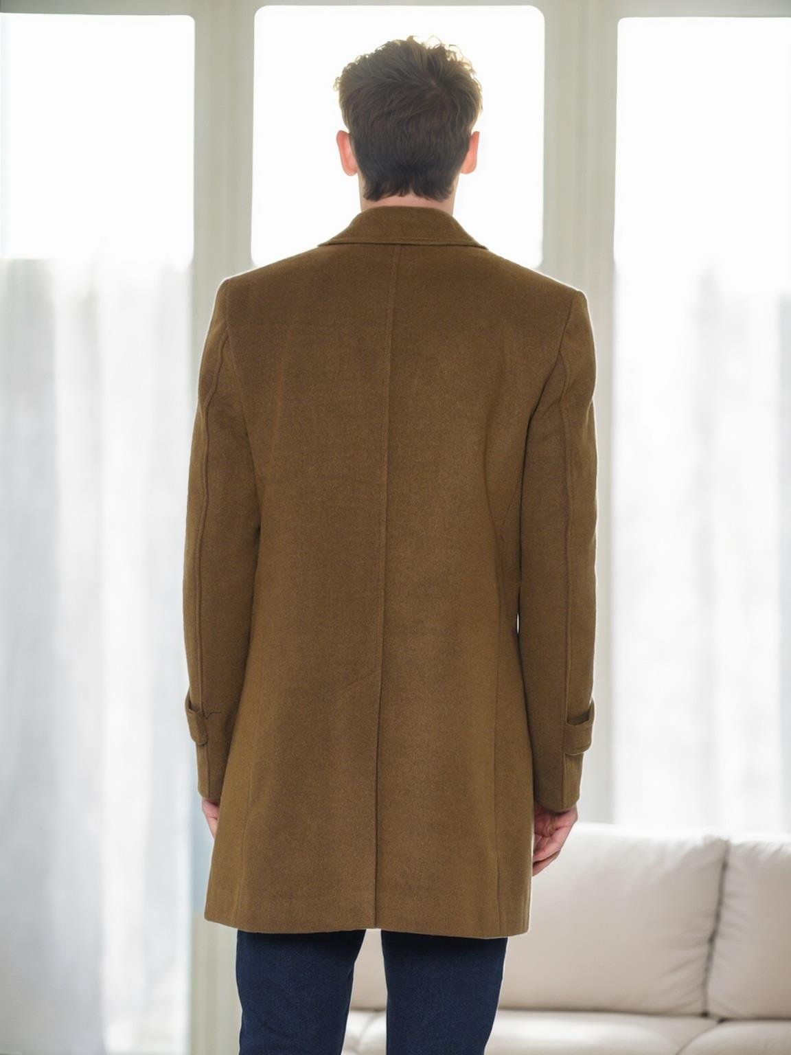 PLT9226 DEWBERRY BATTAL PALTO-CAMEL