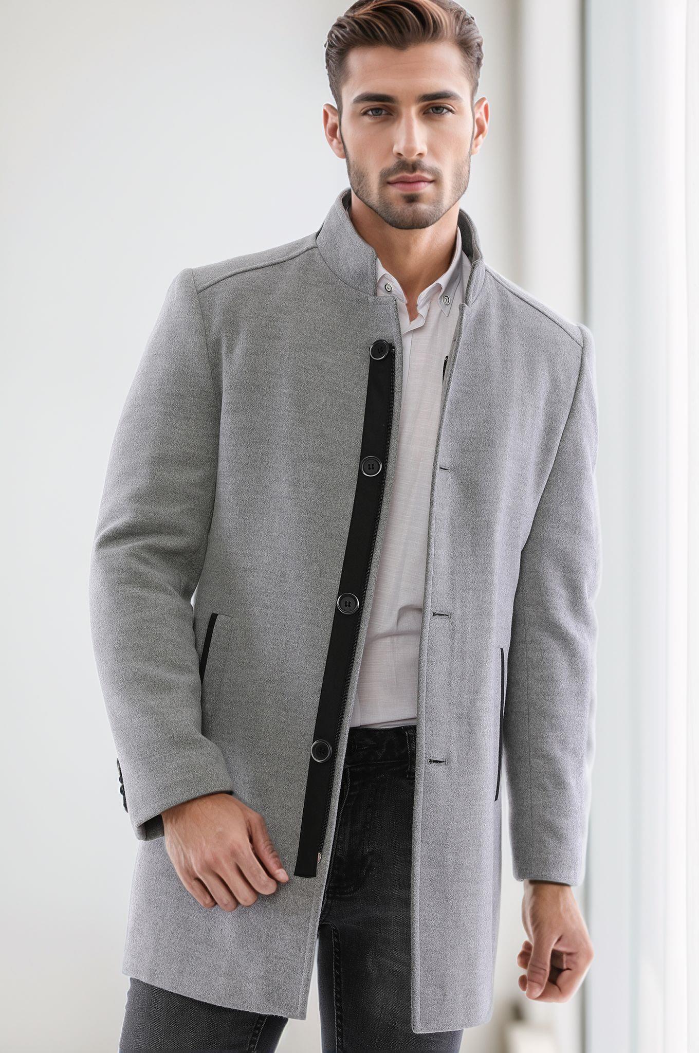 PLT9327 DEWBERRY ERKEK KABAN-GRİ