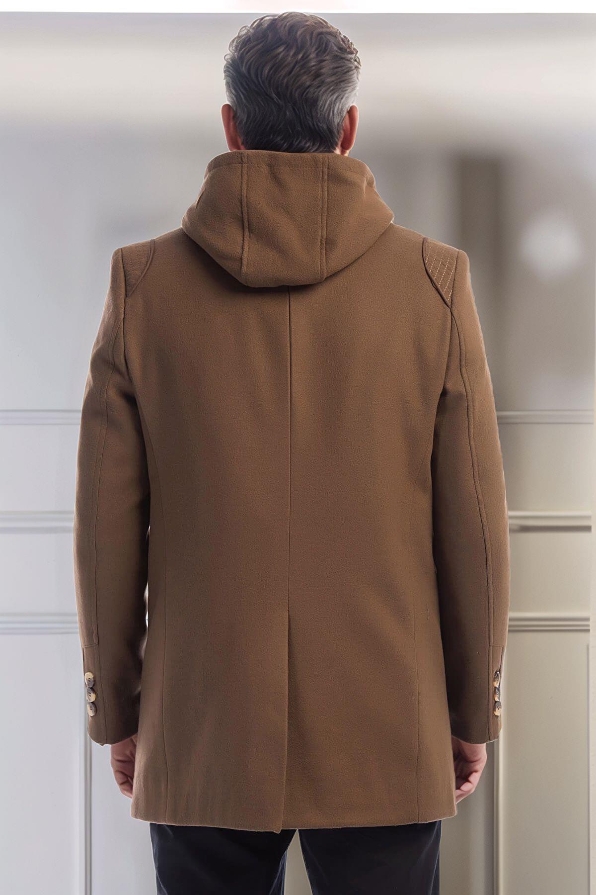 PLT9335 DEWBERRY ERKEK PALTO-CAMEL