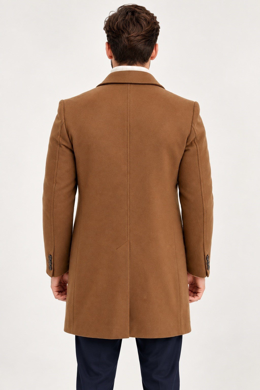 PLT9364 DEWBERRY ERKEK PALTO-CAMEL-1