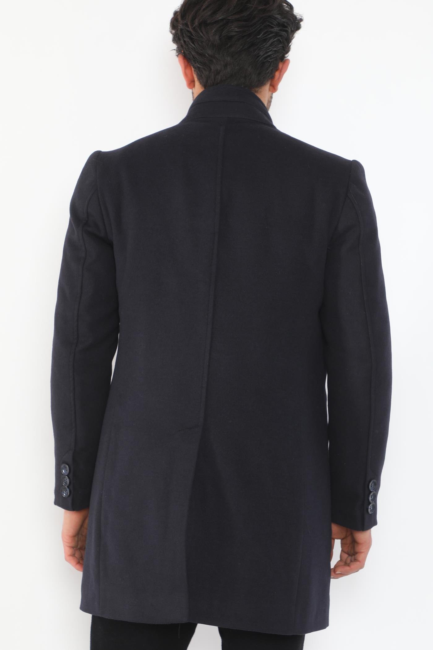 PLT9370 DEWBERRY ERKEK PALTO-LACİVERT