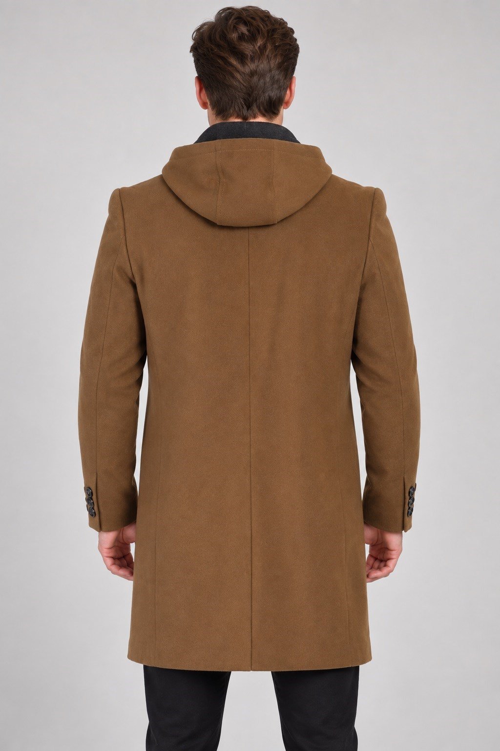 PLT9376 DEWBERRY ERKEK PALTO-CAMEL-1