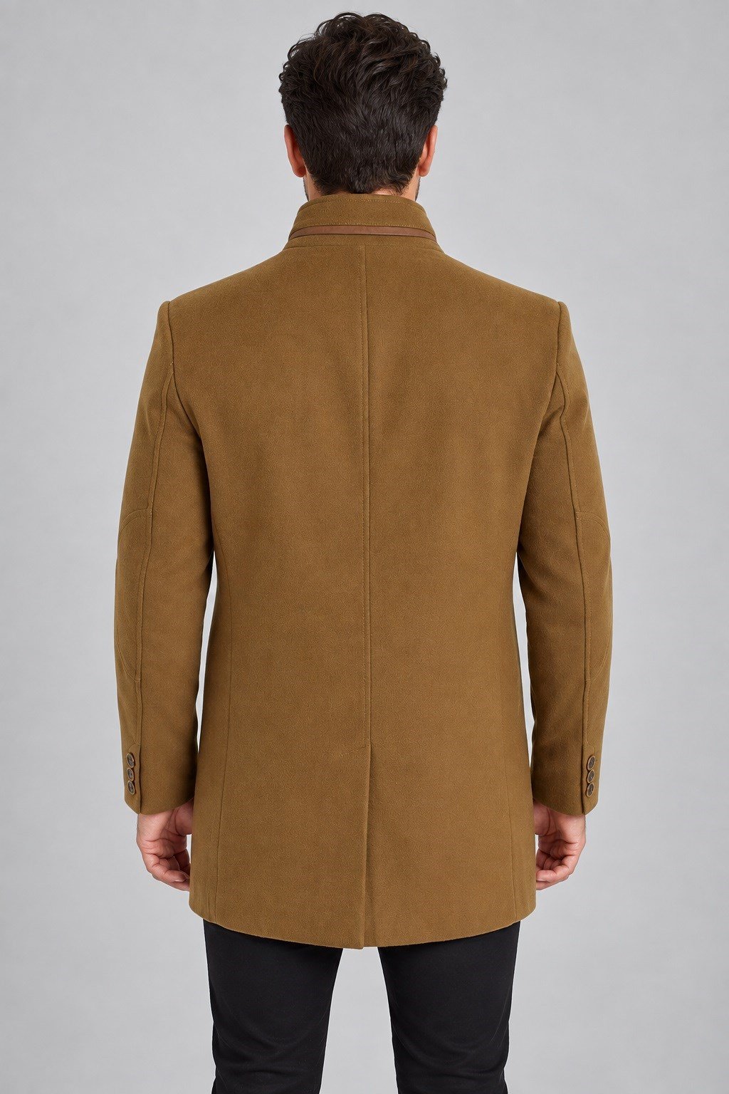 PLT9386 DEWBERRY ERKEK PALTO-CAMEL-1