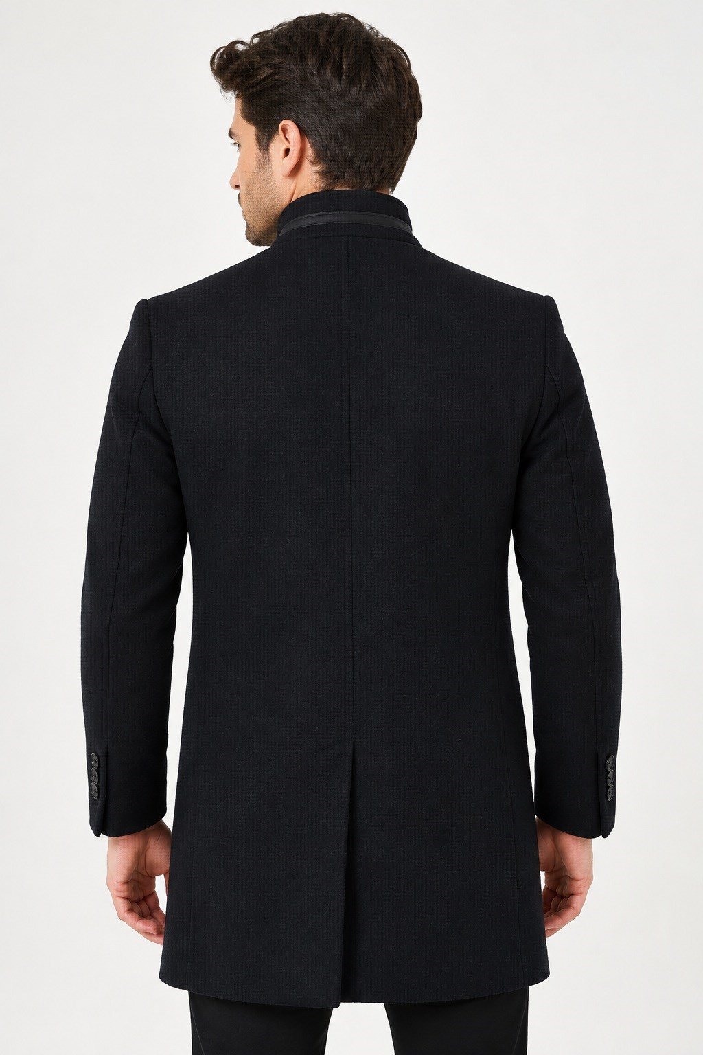 PLT9391 DEWBERRY ERKEK PALTO-LACİVERT