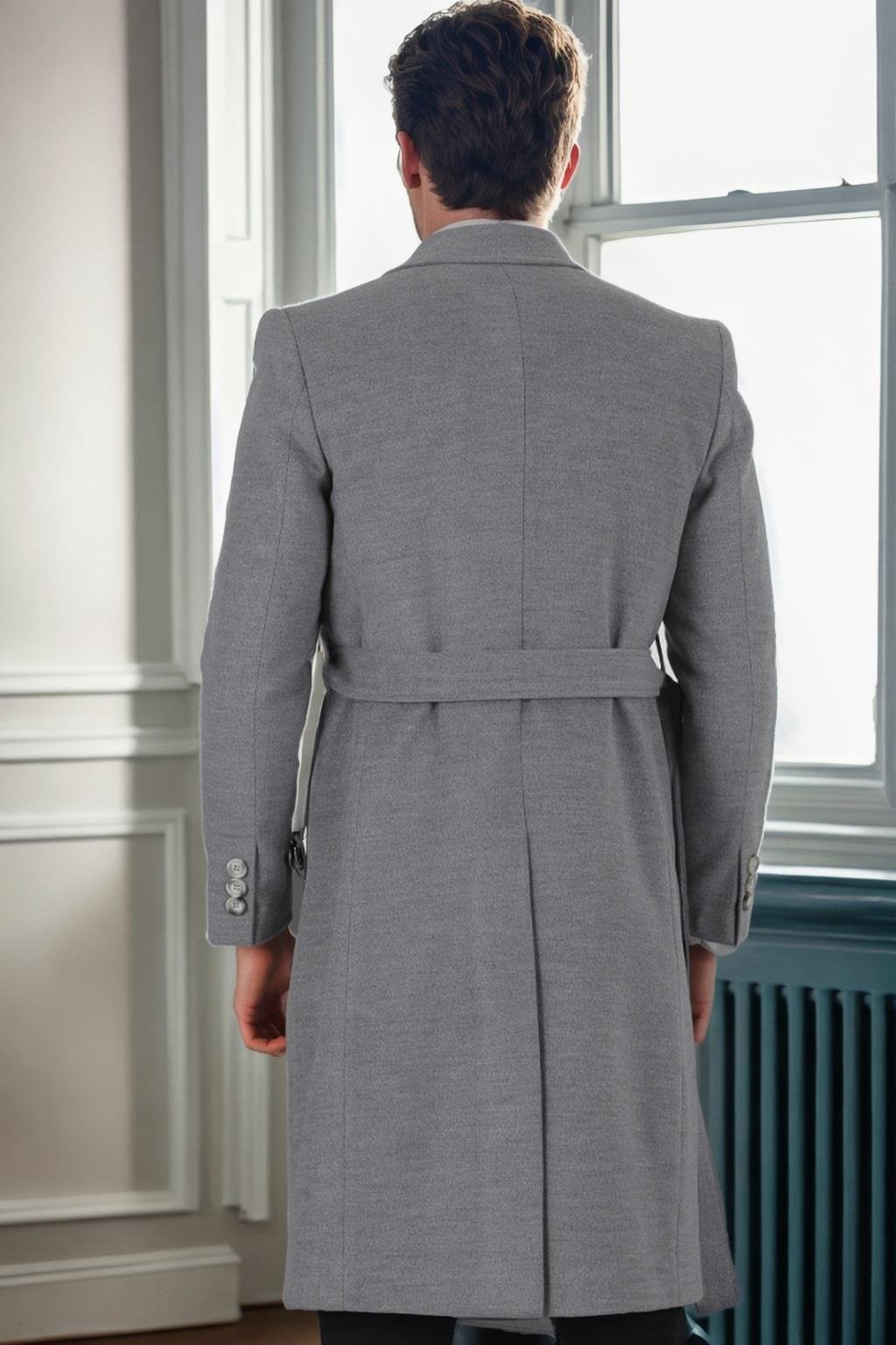 PLT9400 DEWBERRY ERKEK PALTO-GRİ