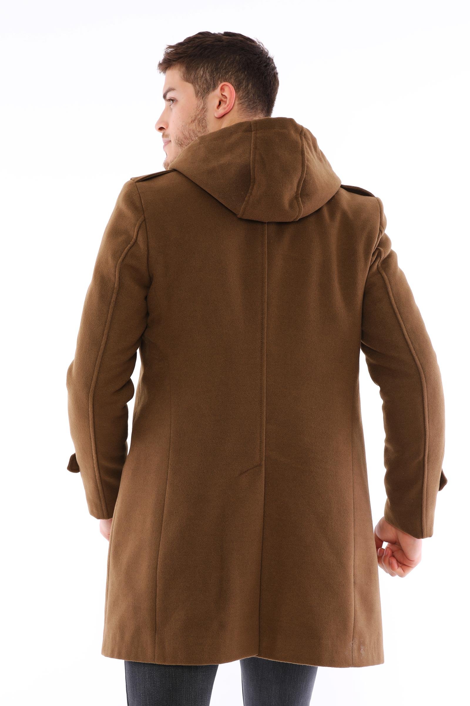 PLT9401 DEWBERRY ERKEK PALTO-CAMEL