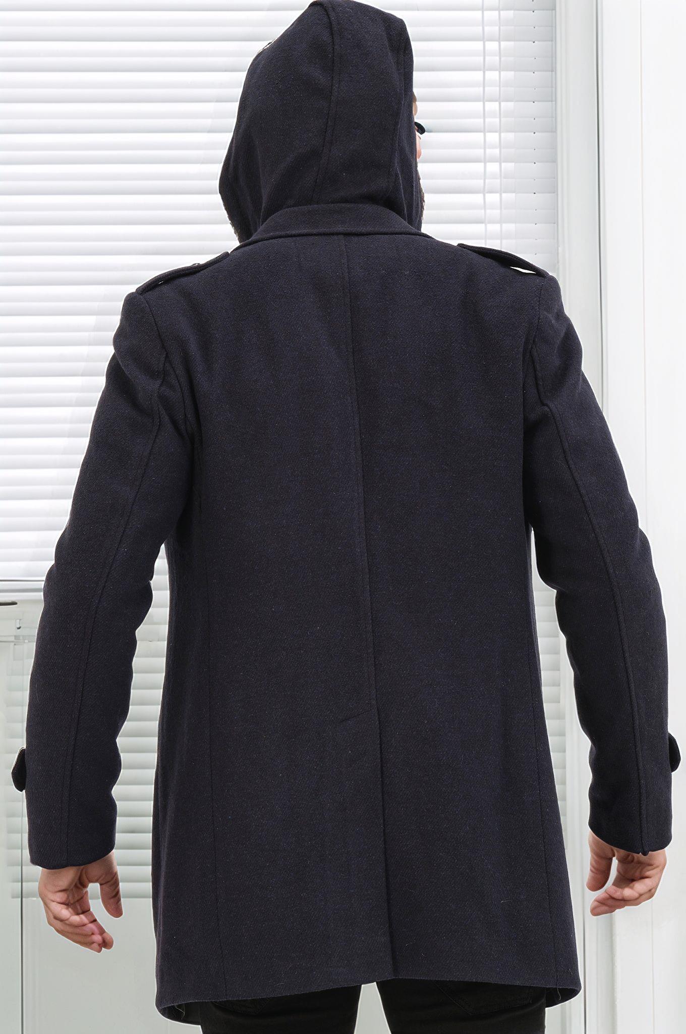 PLT9401 DEWBERRY ERKEK PALTO-DİAGONAL LACİVERT