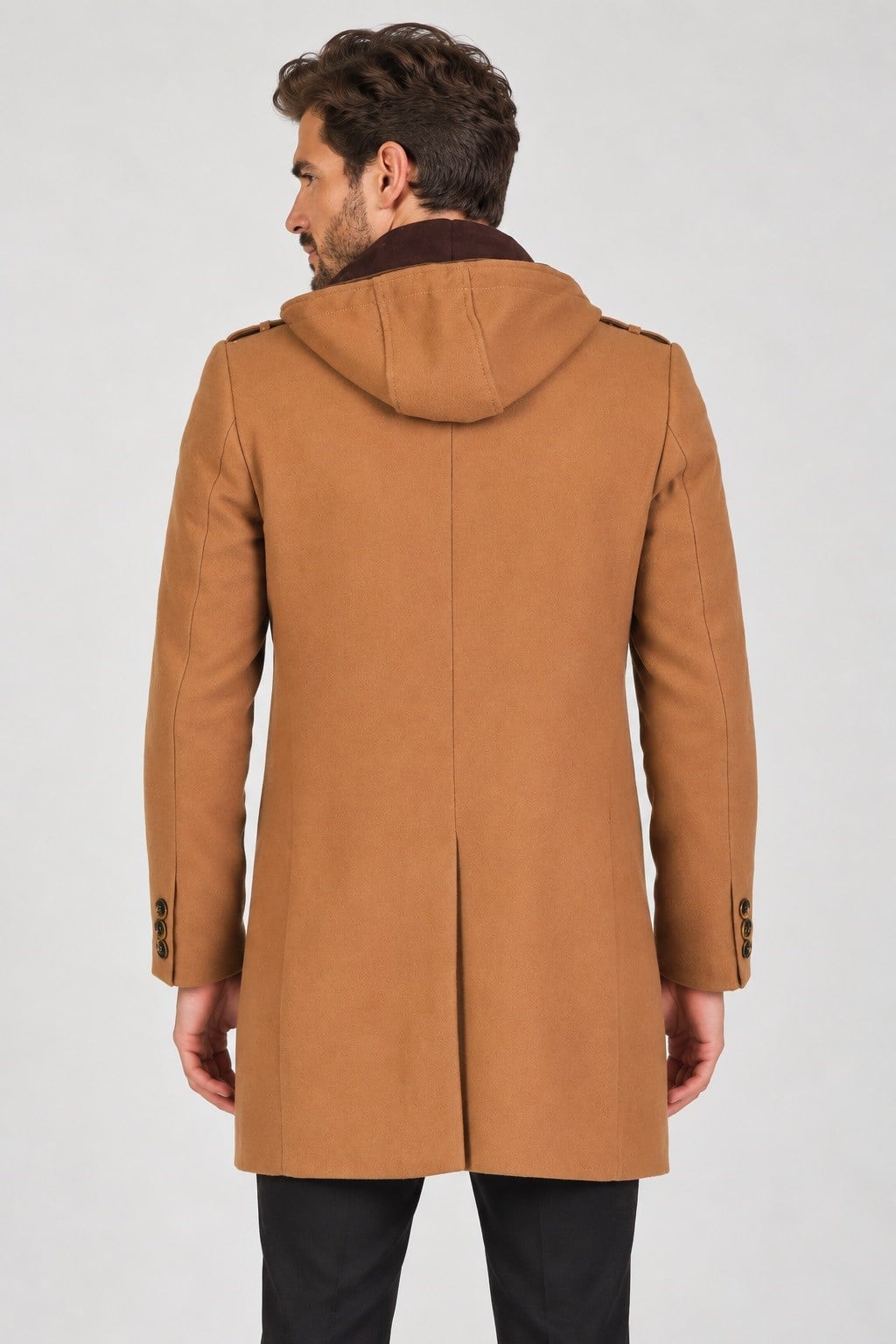 PLT9406 DEWBERRY ERKEK PALTO-CAMEL