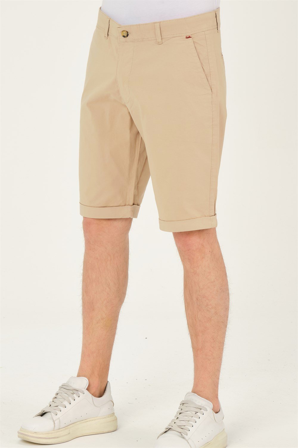 S0001 DEWBERRY XLEON ERKEK ŞORT-BEJ