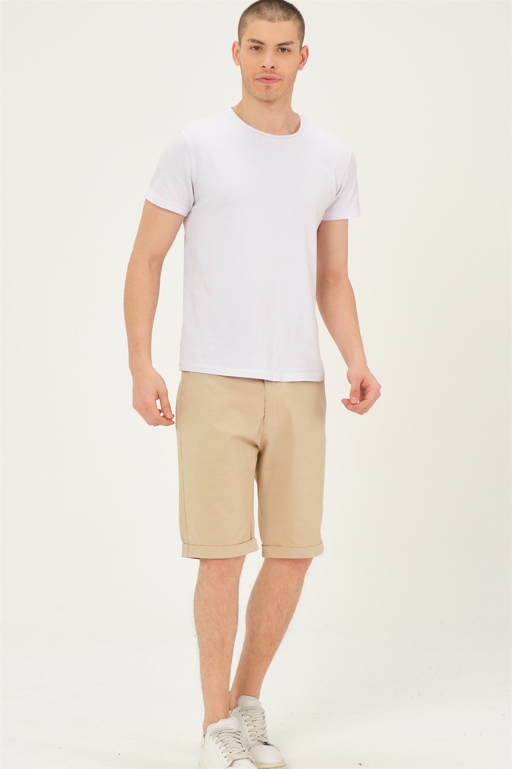 S0001 DEWBERRY XLEON ERKEK ŞORT-BEJ