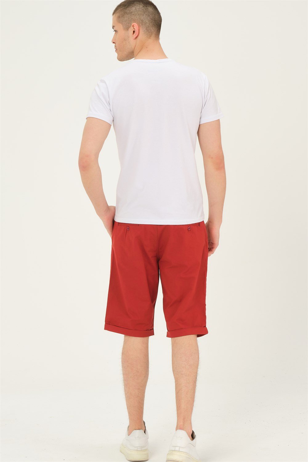 S0001 DEWBERRY XLEON ERKEK ŞORT-BORDO