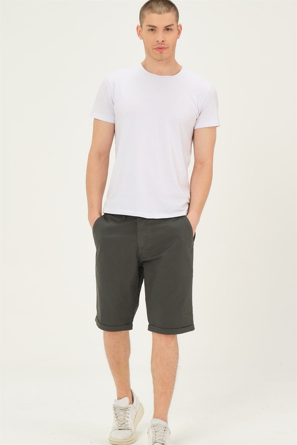 S0001 DEWBERRY XLEON ERKEK ŞORT-HAKİ