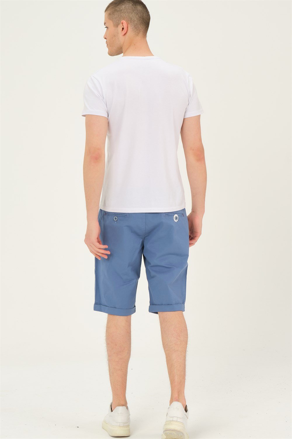 S0001 DEWBERRY XLEON ERKEK ŞORT-İNDİGO