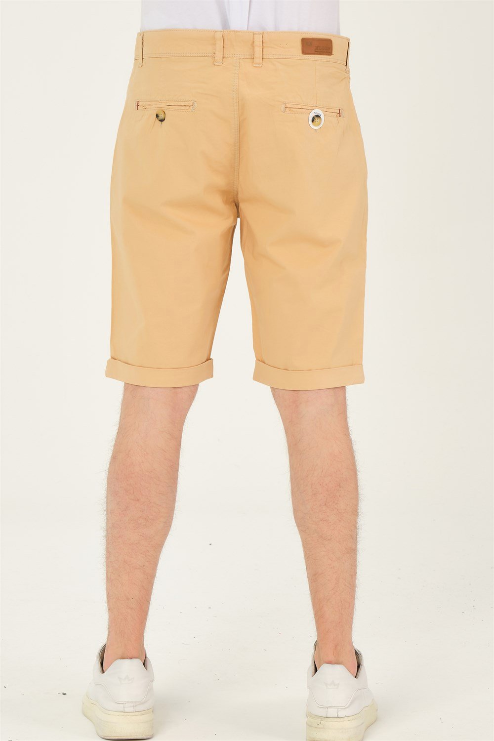 S0001 DEWBERRY XLEON ERKEK ŞORT-KOYU BEJ