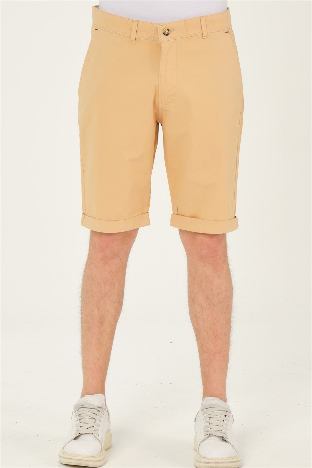 S0001 DEWBERRY XLEON ERKEK ŞORT-KOYU BEJ