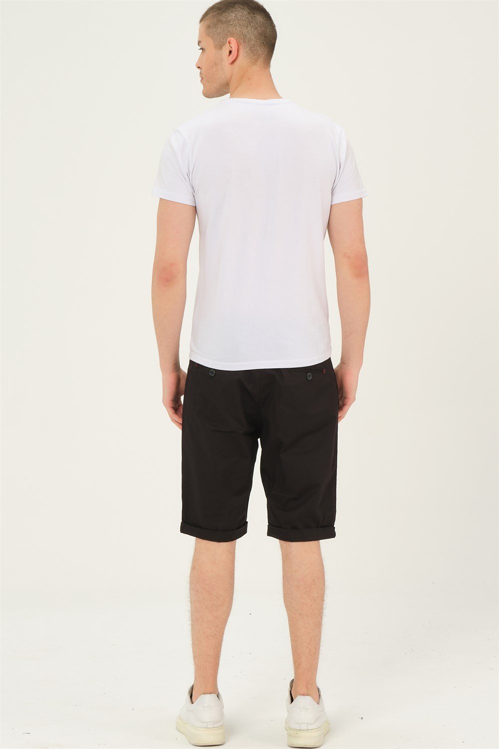 S0001 DEWBERRY XLEON ERKEK ŞORT-SİYAH