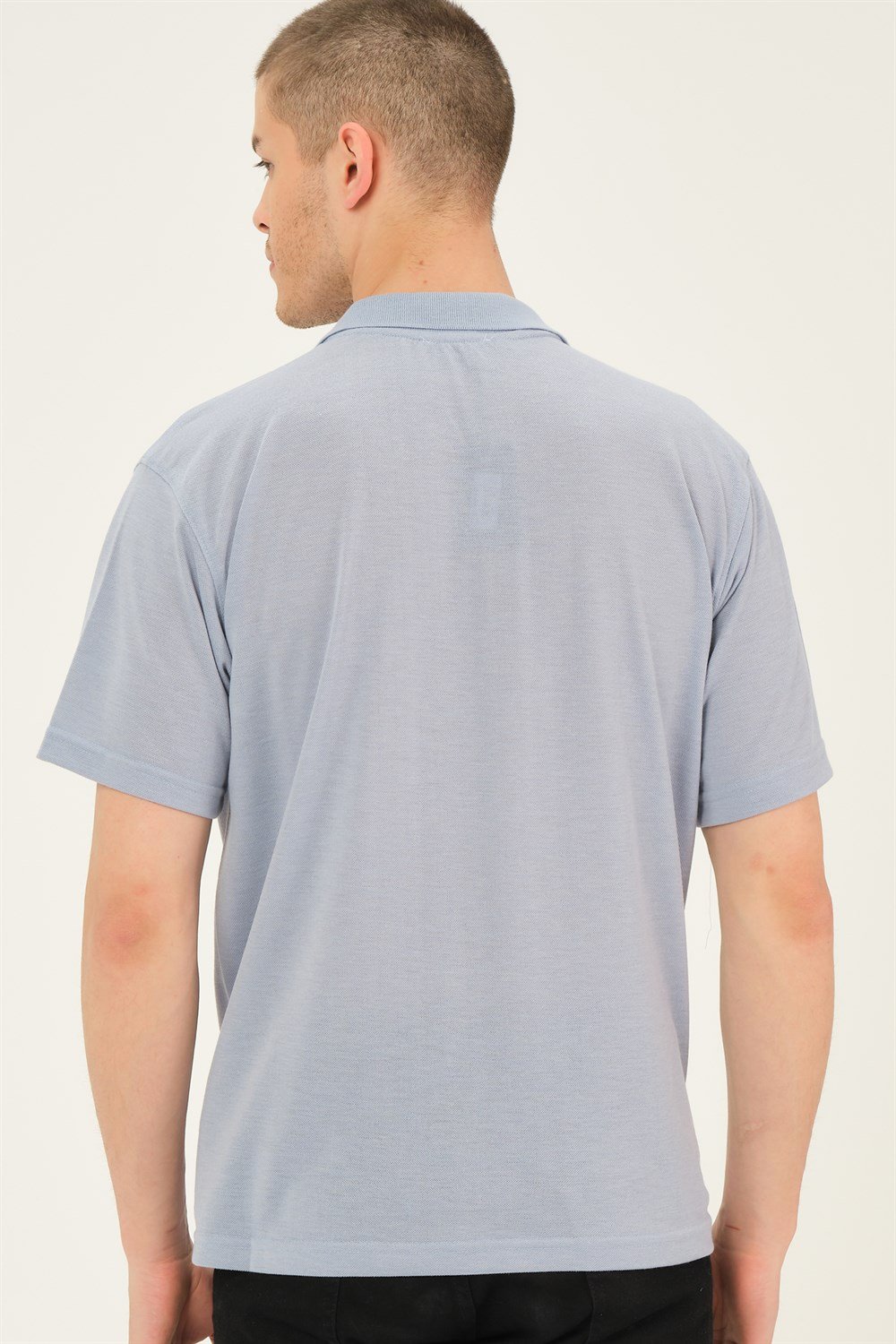 T0063 DEWBERRY ERKEK T-SHIRT-MAVİ