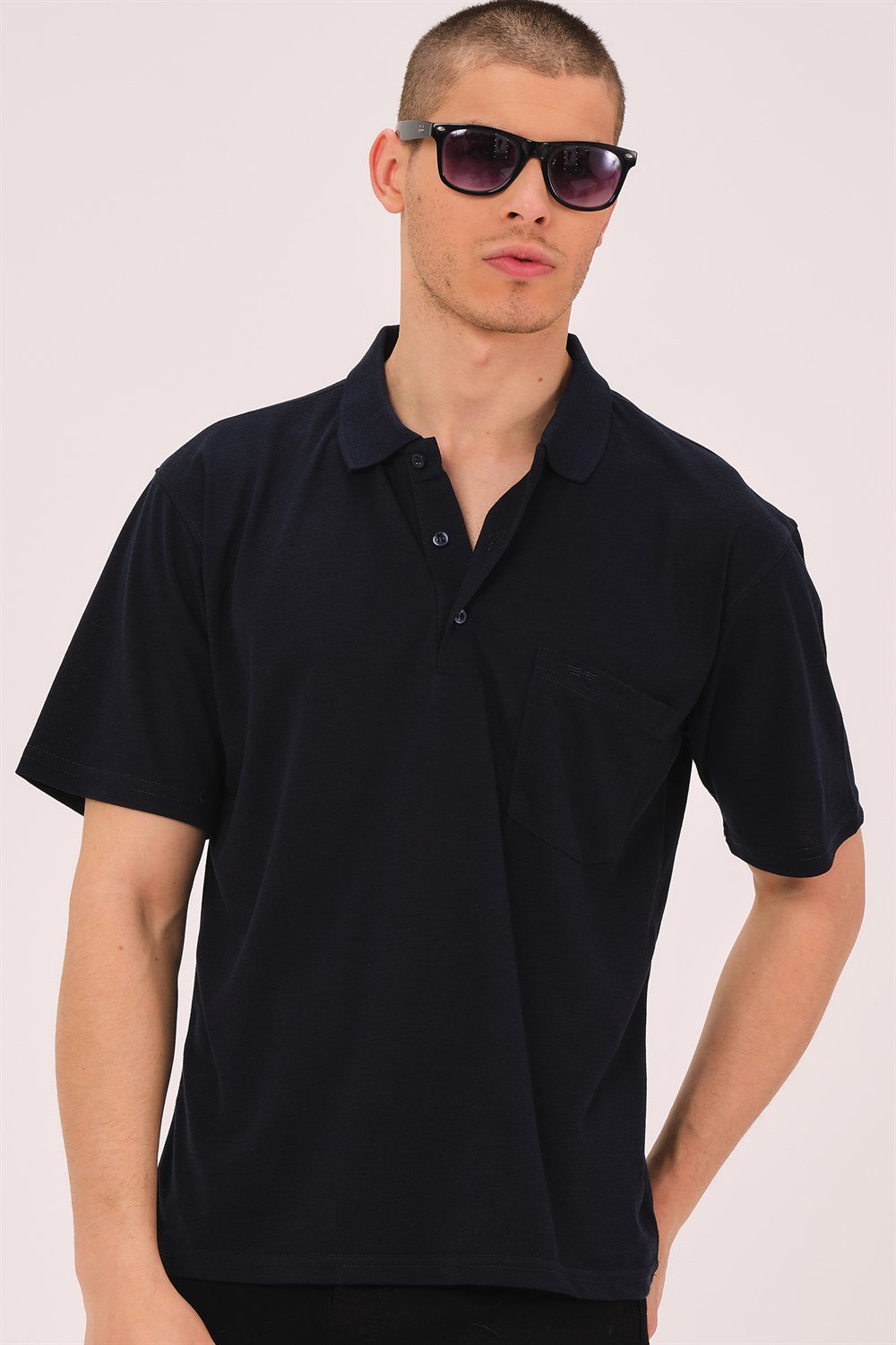 T0063 DEWBERRY ERKEK T-SHIRT-SİYAH