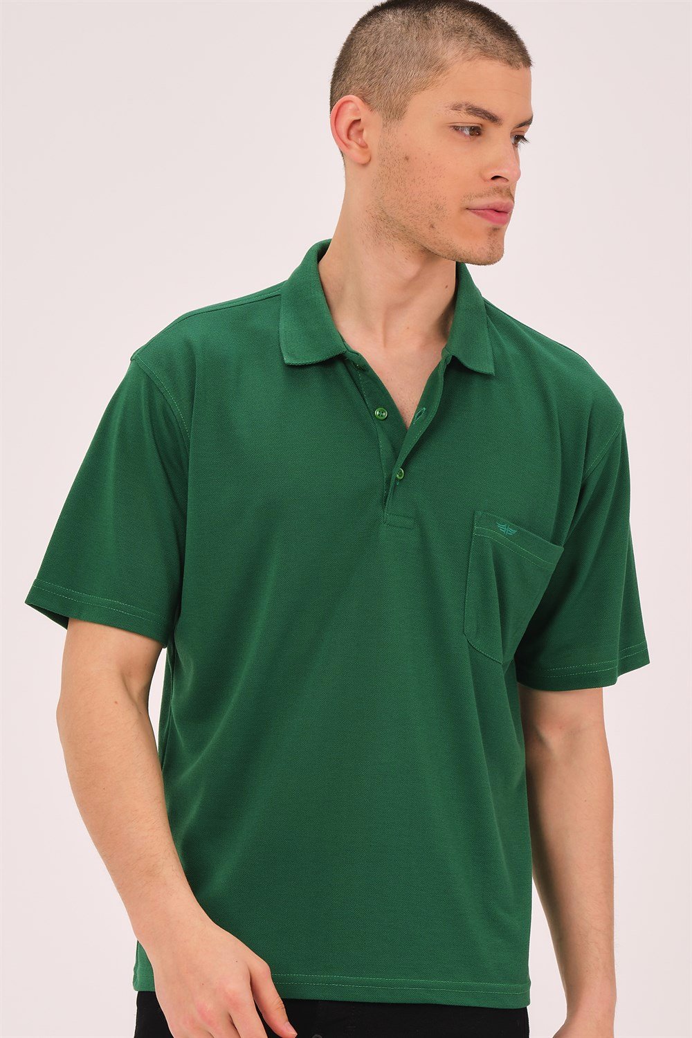 T0063 DEWBERRY ERKEK T-SHIRT-YEŞİL