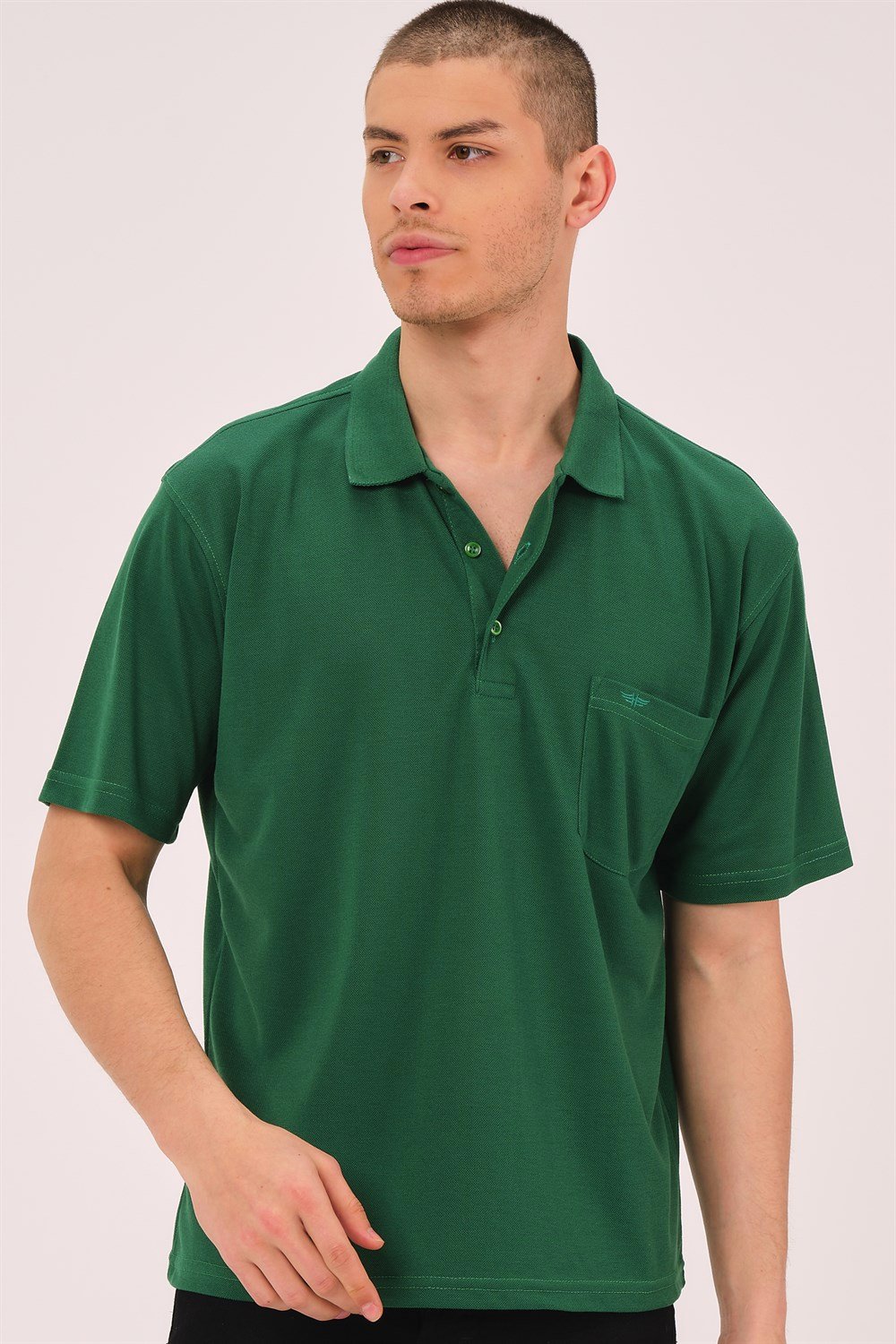 T0063 DEWBERRY ERKEK T-SHIRT-YEŞİL
