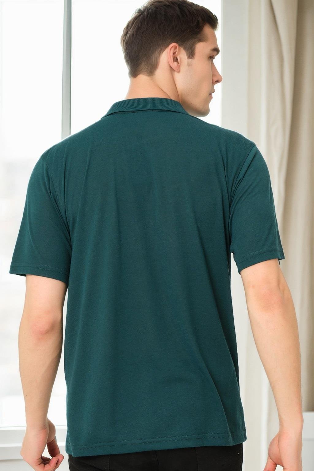 T0091 DEWBERRY ERKEK T-SHIRT-YEŞİL