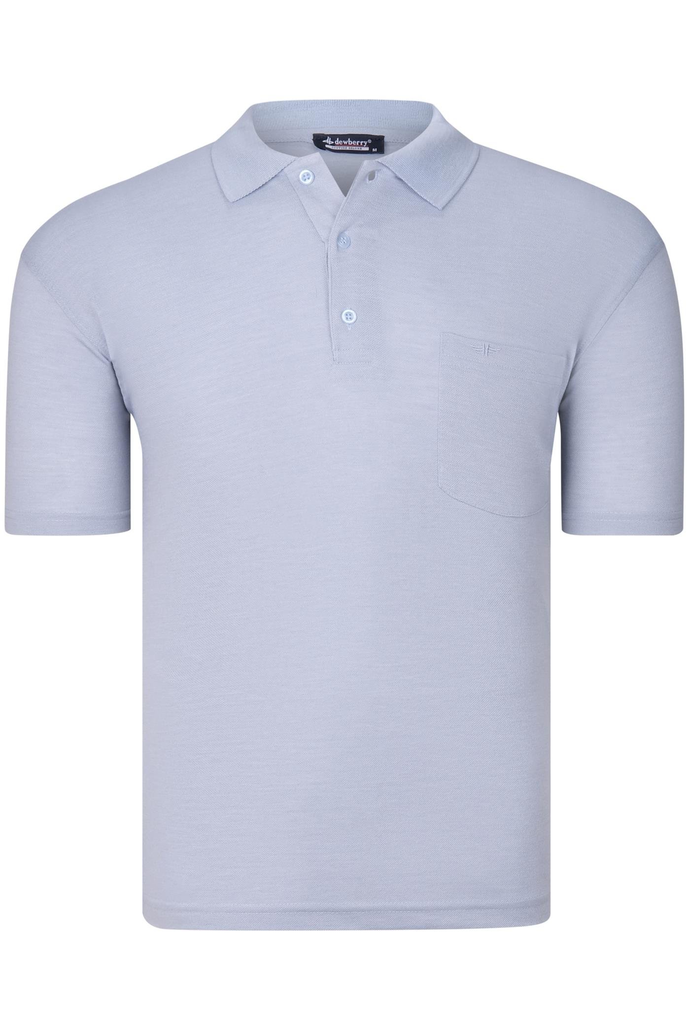 T0093 DEWBERRY ERKEK T-SHIRT-MAVİ