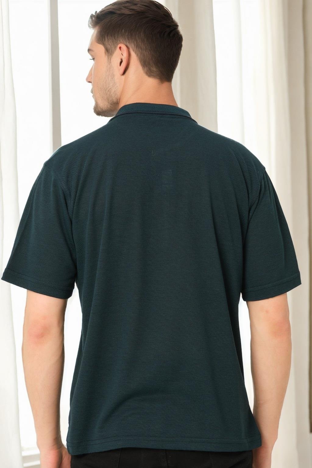 T0094 DEWBERRY ERKEK T-SHIRT-YEŞİL