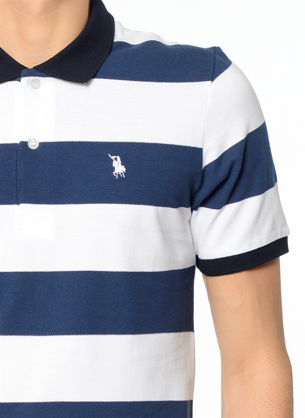 T8544 DEWBERRY T-SHIRT-LACİVERT