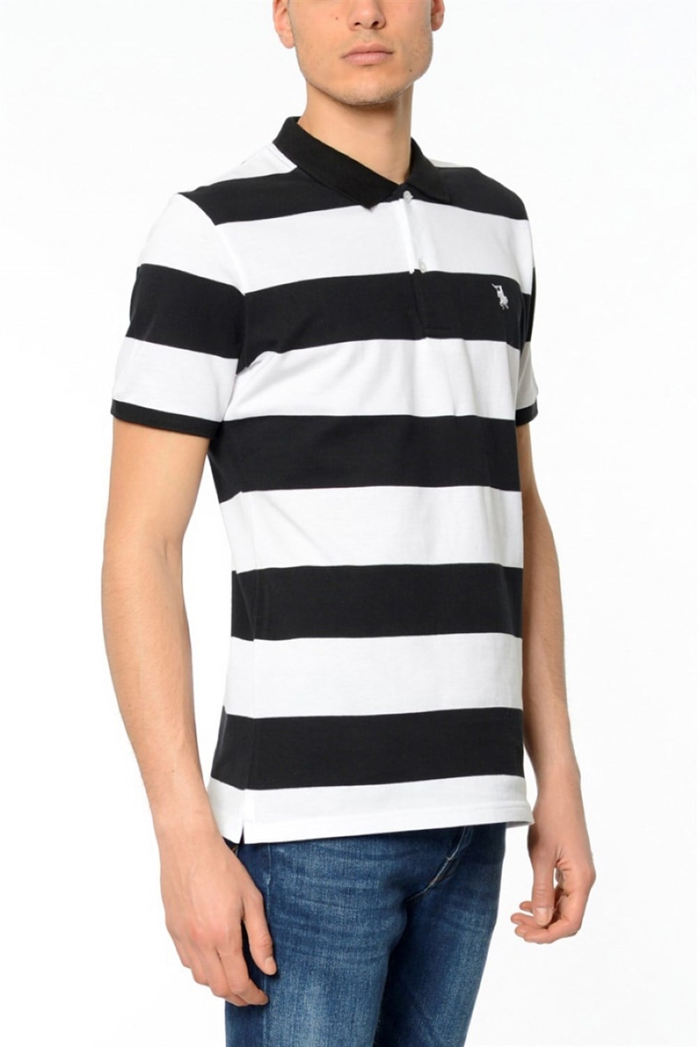 T8544 DEWBERRY T-SHIRT-SİYAH