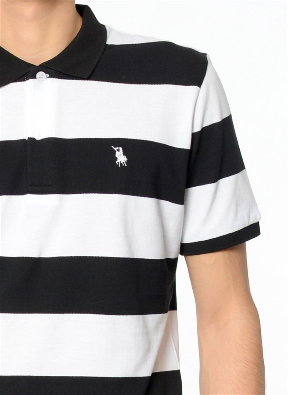 T8544 DEWBERRY T-SHIRT-SİYAH