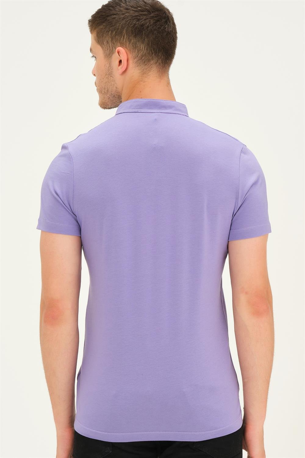 T8560 DEWBERRY T-SHIRT-AÇIK LİLA