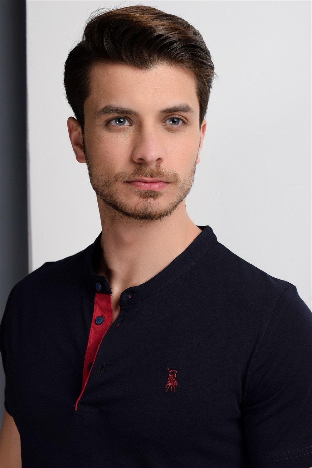T8560 DEWBERRY T-SHIRT-LACİVERT